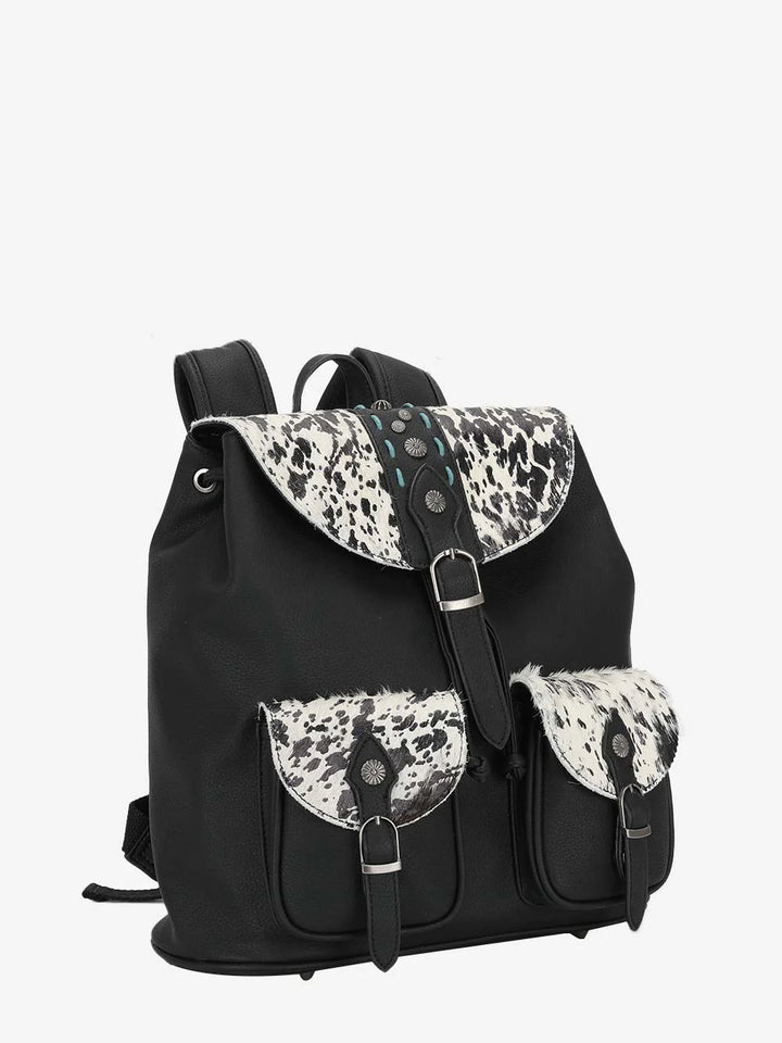 Trinity Ranch Hair On Cowhide Collection Concealed Carry Backpack