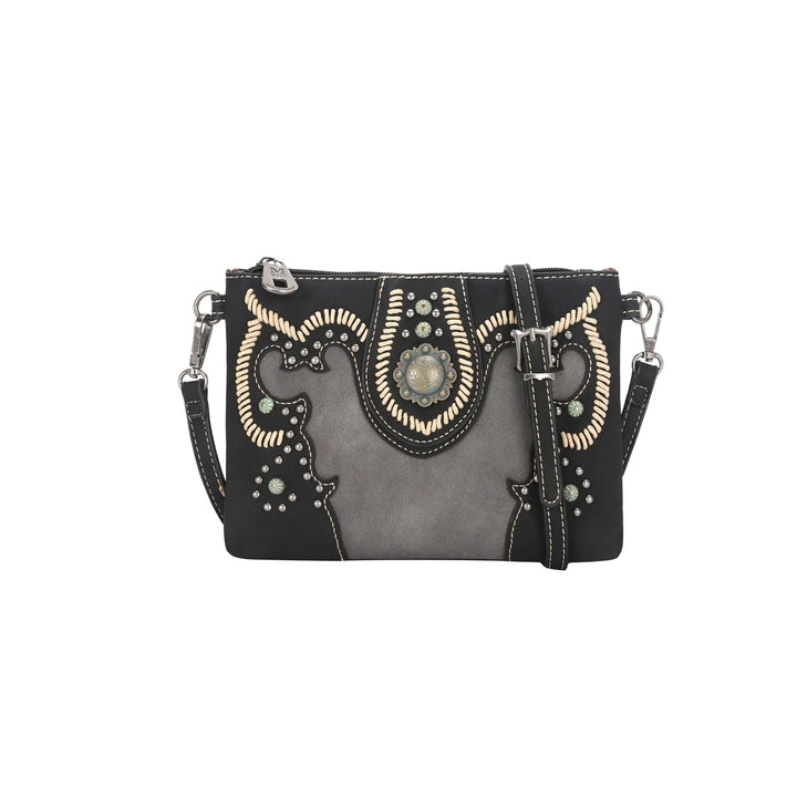 Floral Embroidered Crossbody