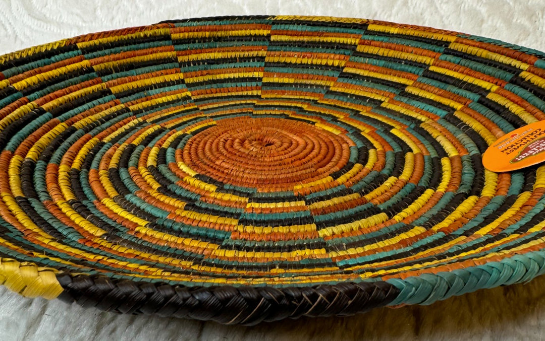 Southwest Woven Premium Baskets-Colored Swirl