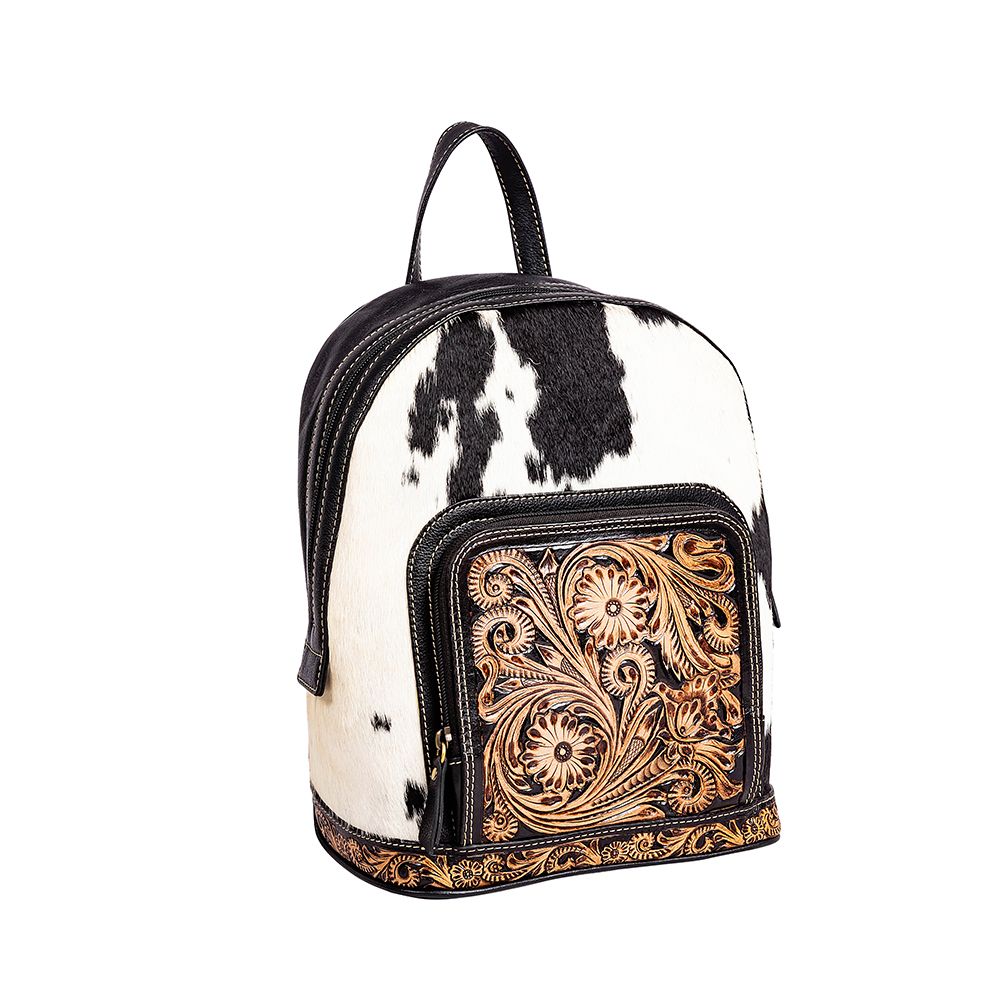 Santana Ranch Tooled Leather Backpack