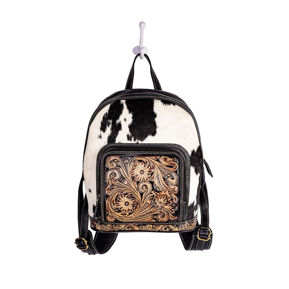 Santana Ranch Tooled Leather Backpack