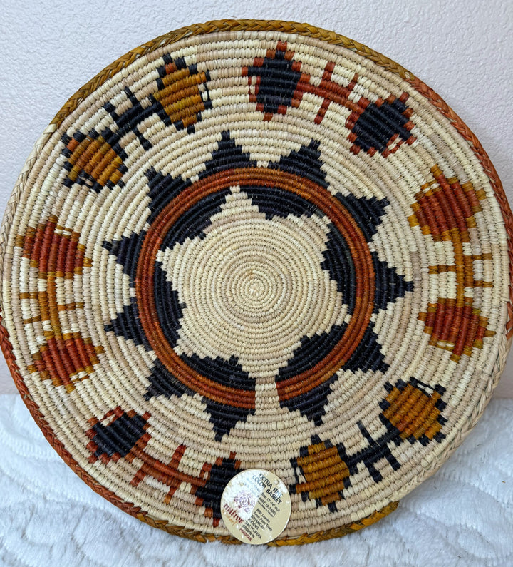 Southwest Woven Premium Baskets-Orange Butterfly