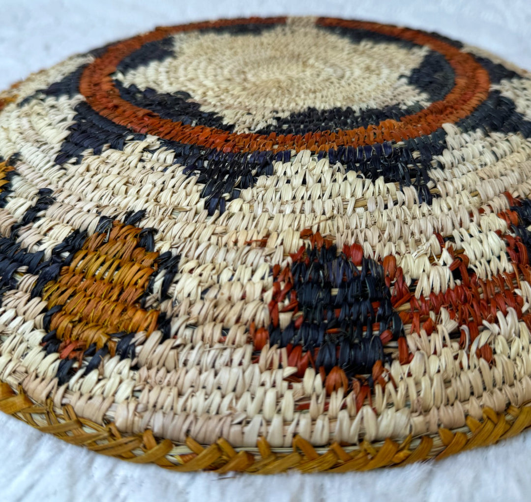 Southwest Woven Premium Baskets-Orange Butterfly