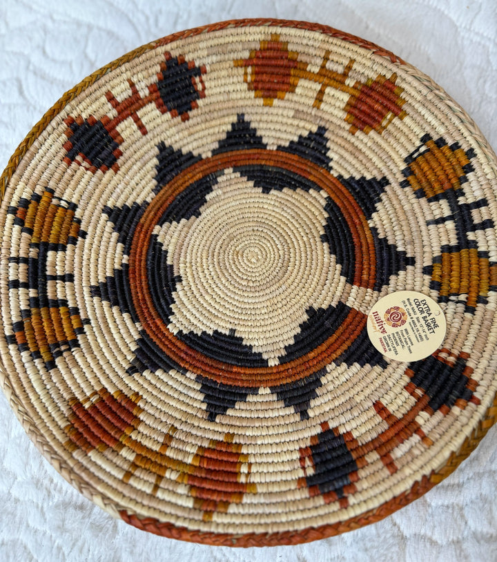 Southwest Woven Premium Baskets-Orange Butterfly