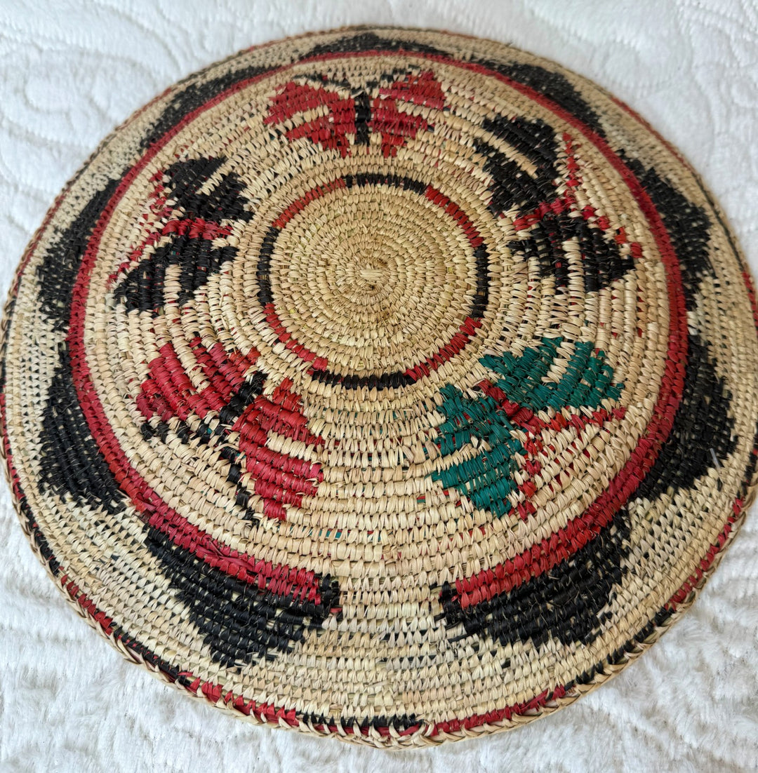 Southwest Woven Premium Baskets-Red/Black Butterfly