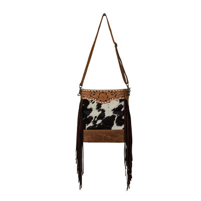 Plains Round-Up Leather & Hair On Bag