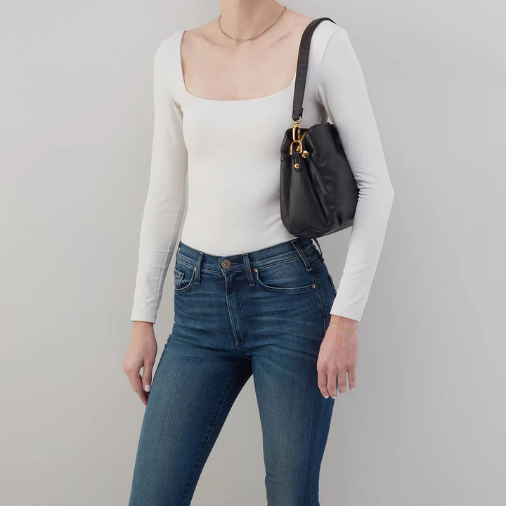 Starr Convertible Shoulder Bag | Black | HOBO The Original