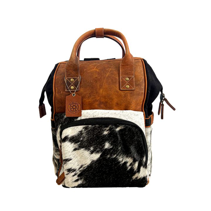 Myra Sampson Trails Leather & Canvas Backpack