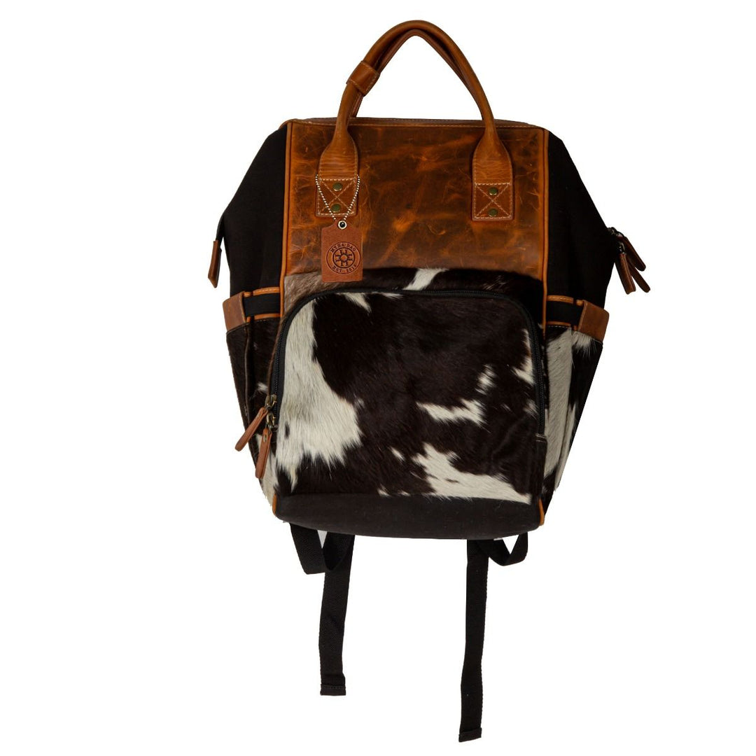 Myra Sampson Trails Leather & Canvas Backpack