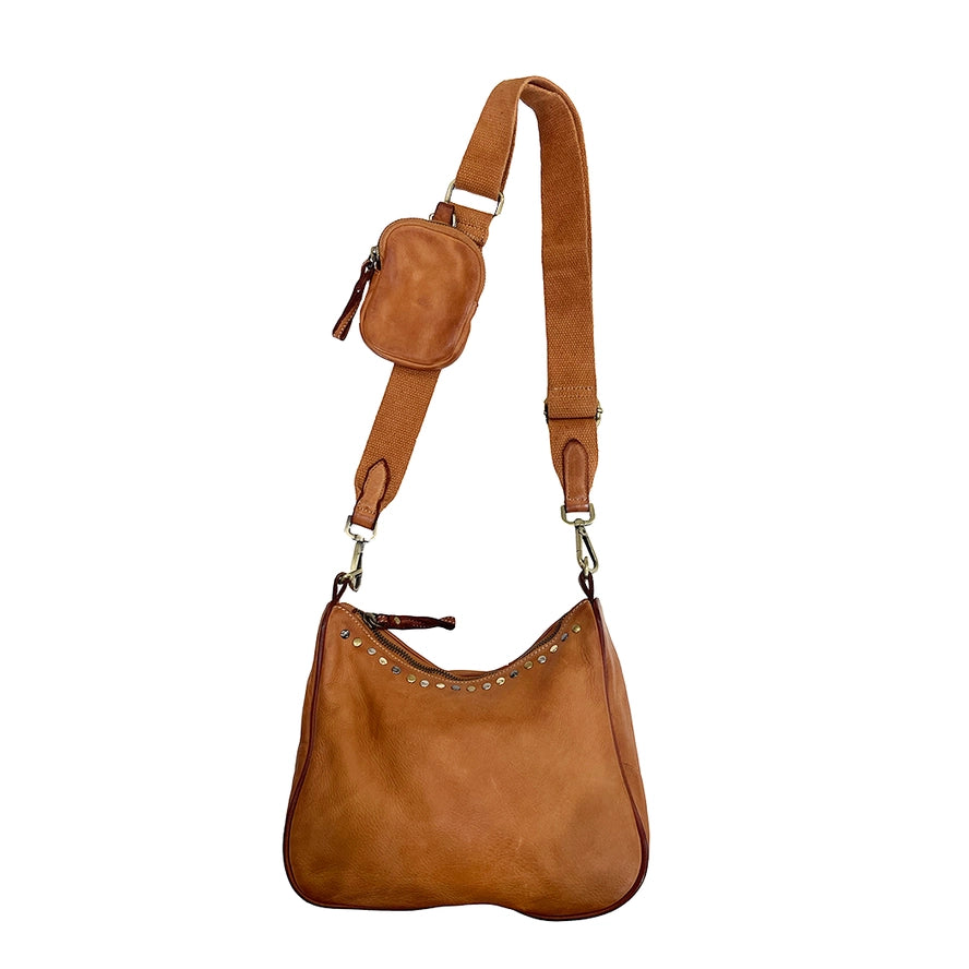 Bolsa Nova Italian Leather Hobo Bag