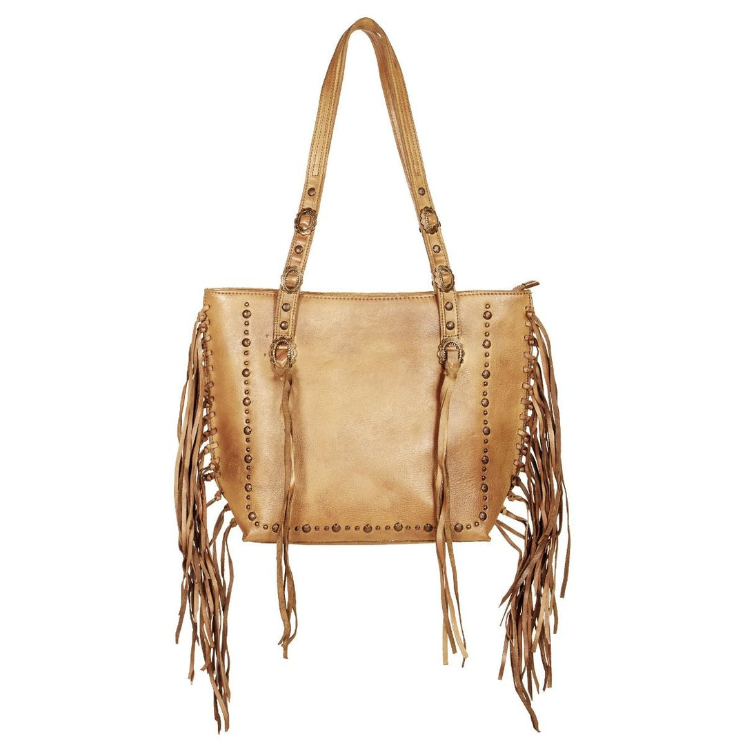 Leather Fringe Concealed Carry Bag - BELLISIMA HANDBAGS USA