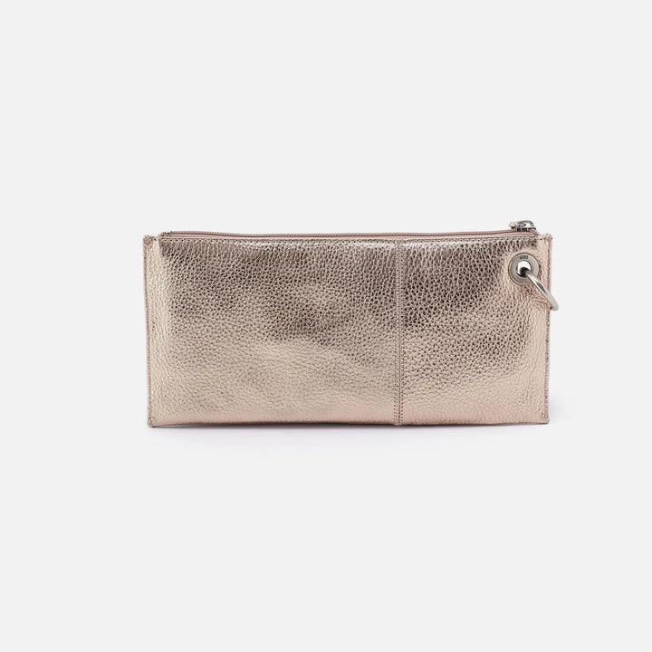 HOBO Vida Wristlet-Polished Leather | Cameo Quartz