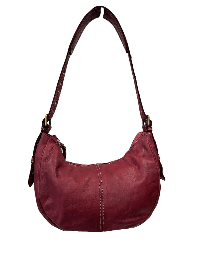 Bolsa Nova Italian Leather Hobo Shoulder Bag