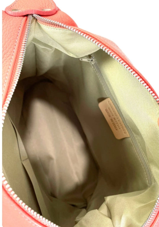 Italian Leather Convertible Backpack-Camel