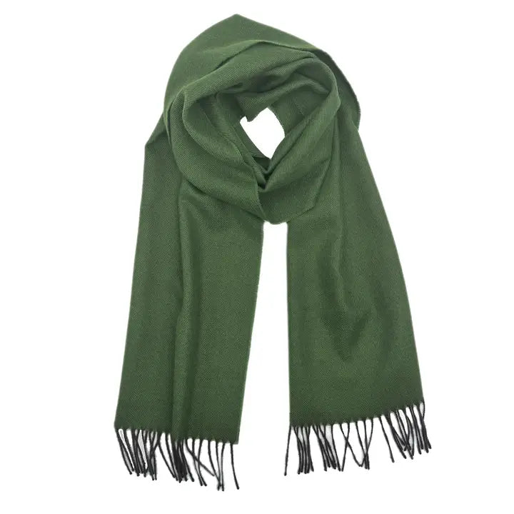 Alpaca Handwoven Scarf-Pistachio
