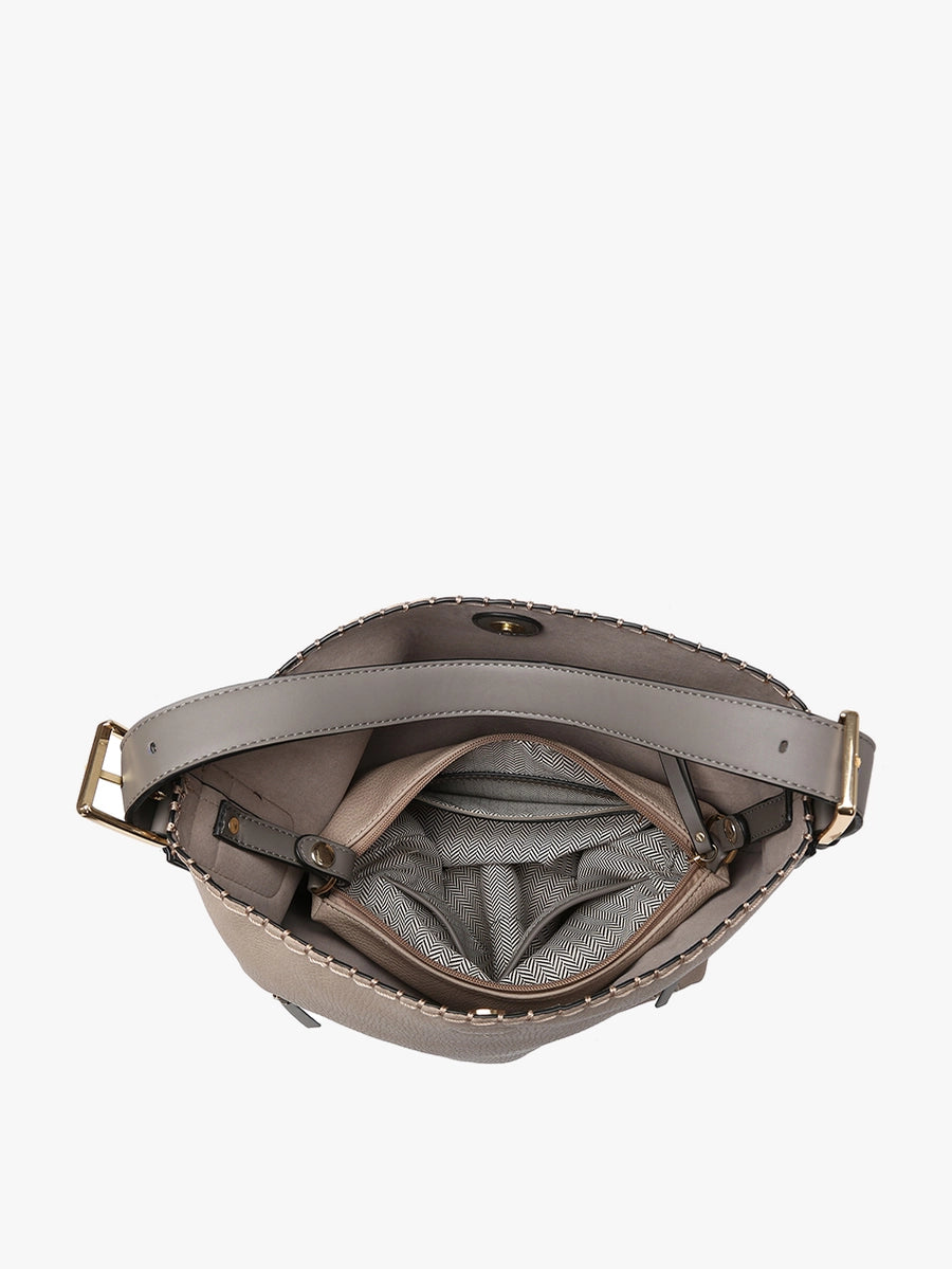 Alexa 2-in-1 Concealed Carry Hobo Bag-Cocoa Pearl