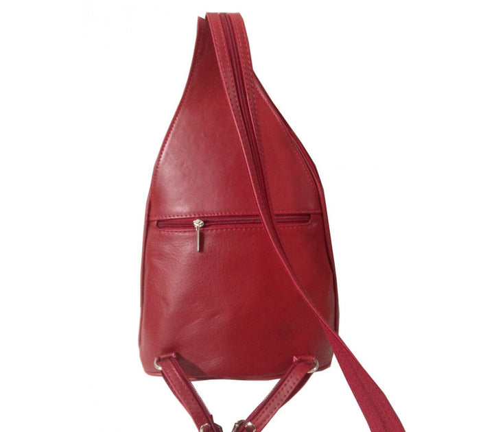 Italian Leather Backpack-Natural Leather Tan