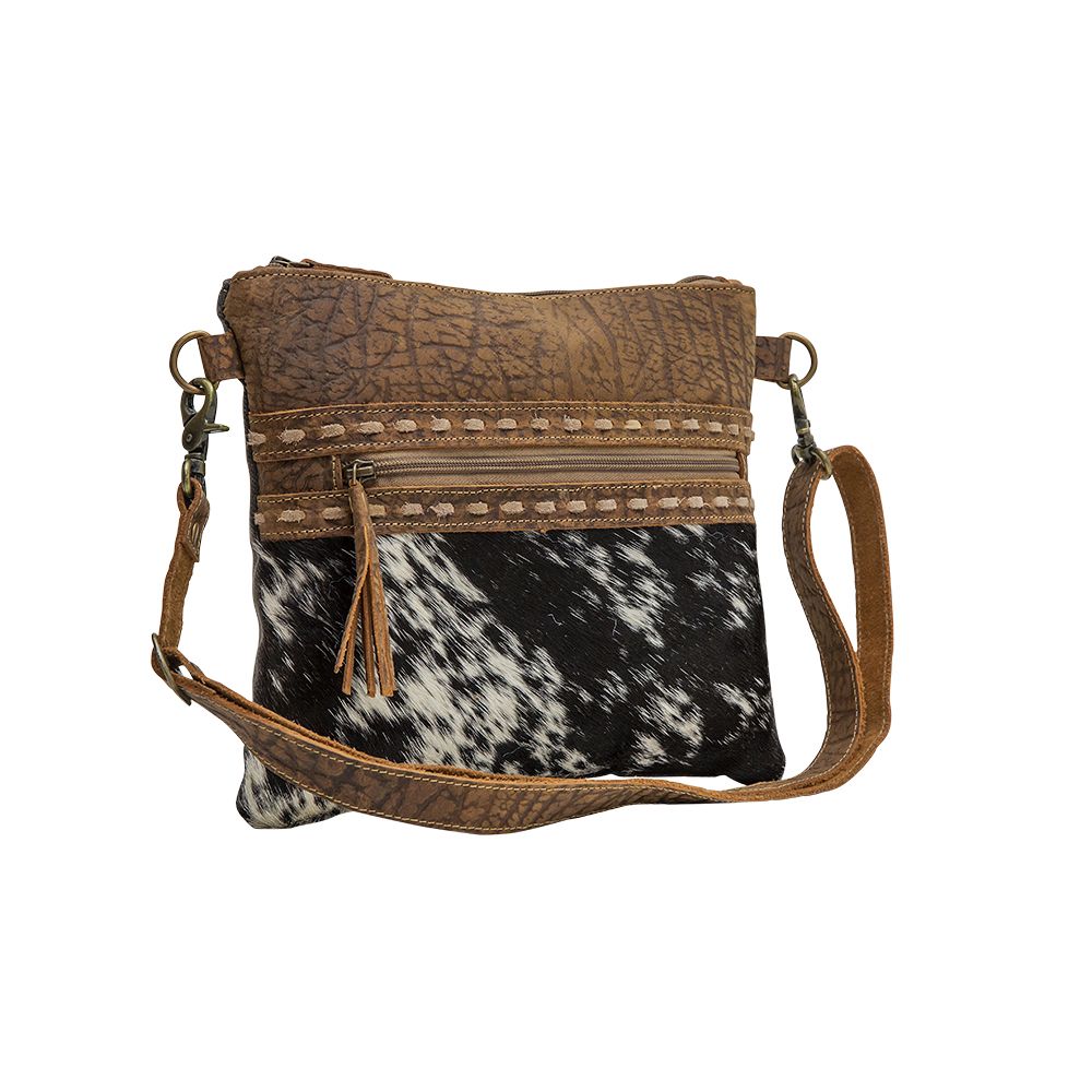 Diaz Canvas & Leather Crossbody Bag