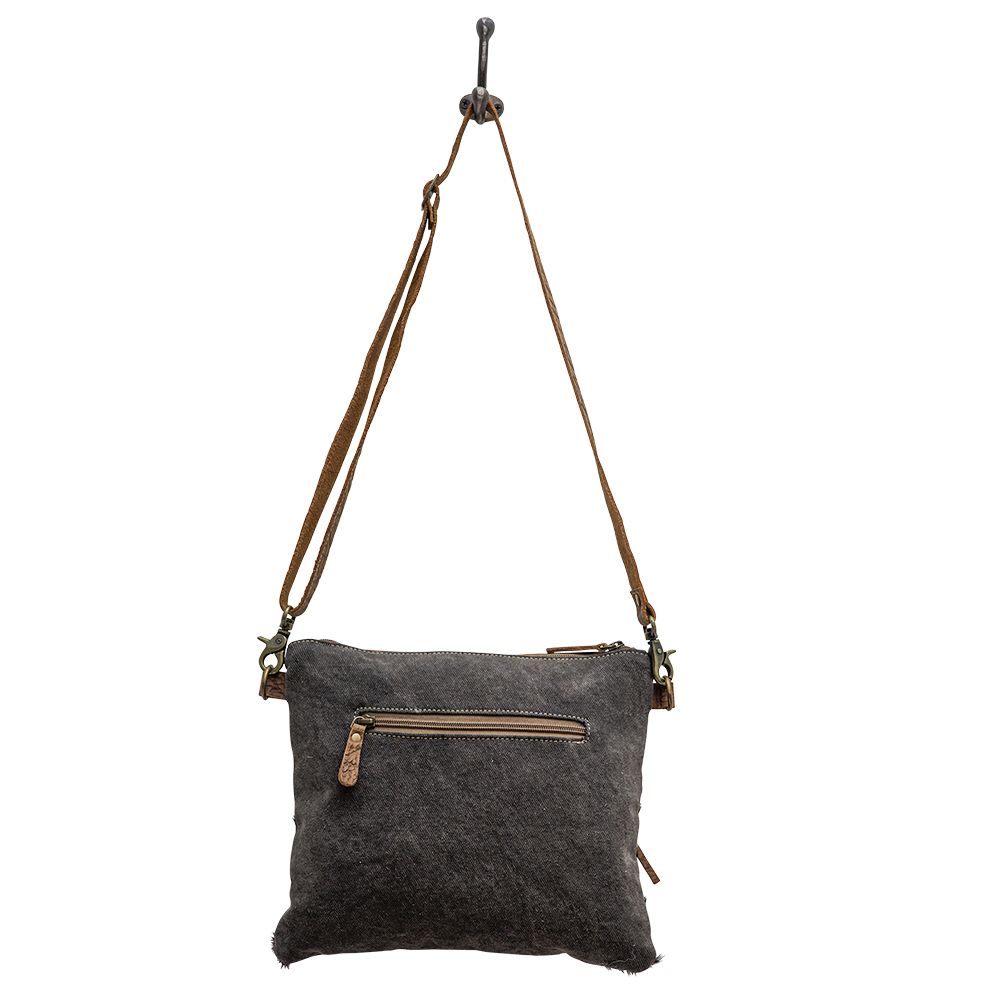 Diaz Canvas & Leather Crossbody Bag