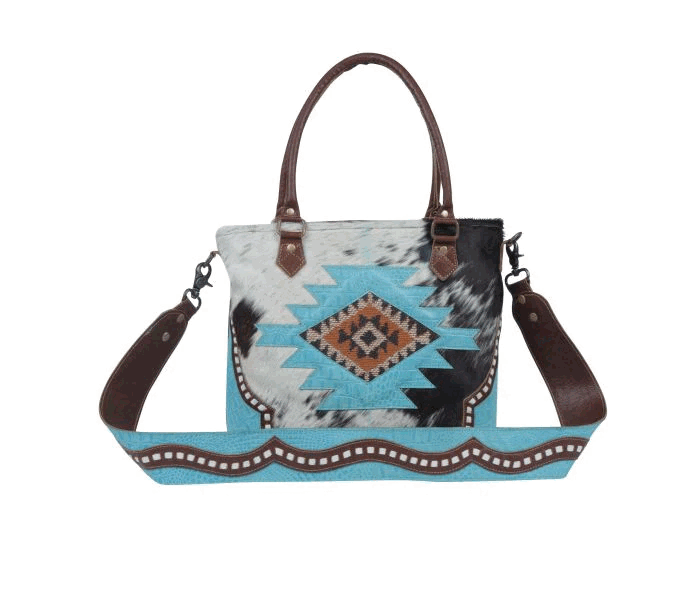 Myra Riptide Hair-On Leather Bag