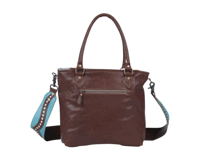 Myra Riptide Hair-On Leather Bag