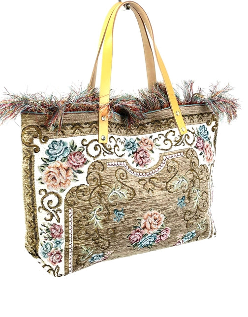 Italian Carpet Shopper Bag