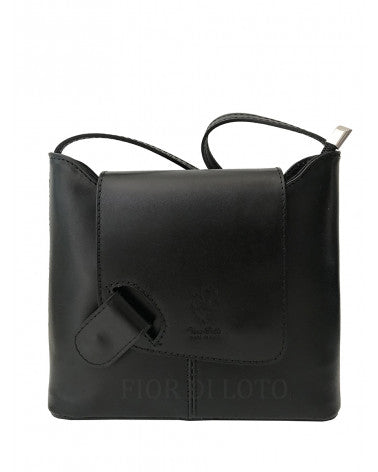 talian leather messenger shoulder bag handcrafted in Italy from genuine cowhide leather by Fior di Loto.