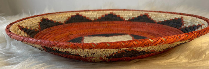 Southwest Woven Premium Baskets-Red Umber