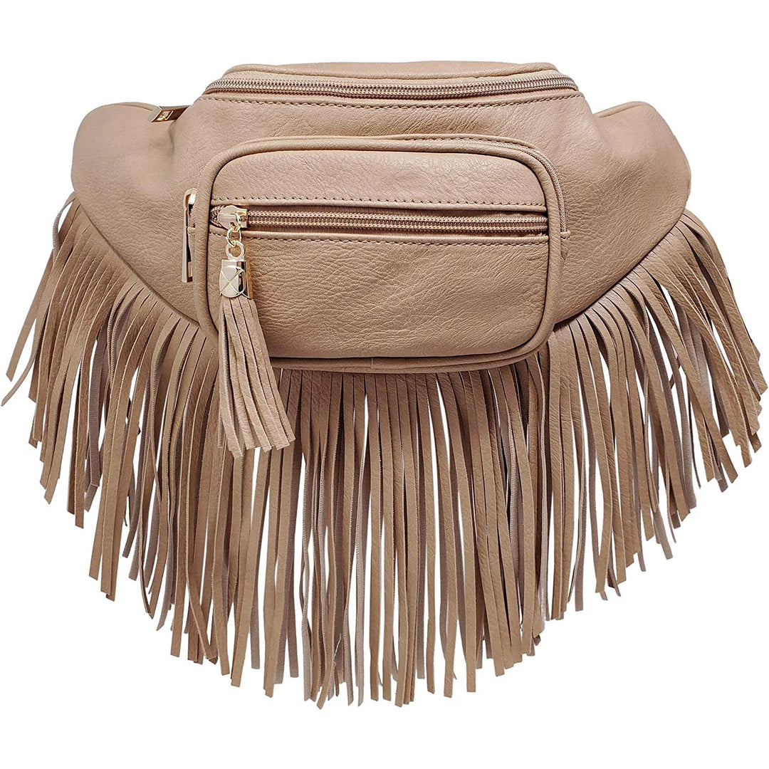 Southwest Fringed Fanny Sling Waist Bag