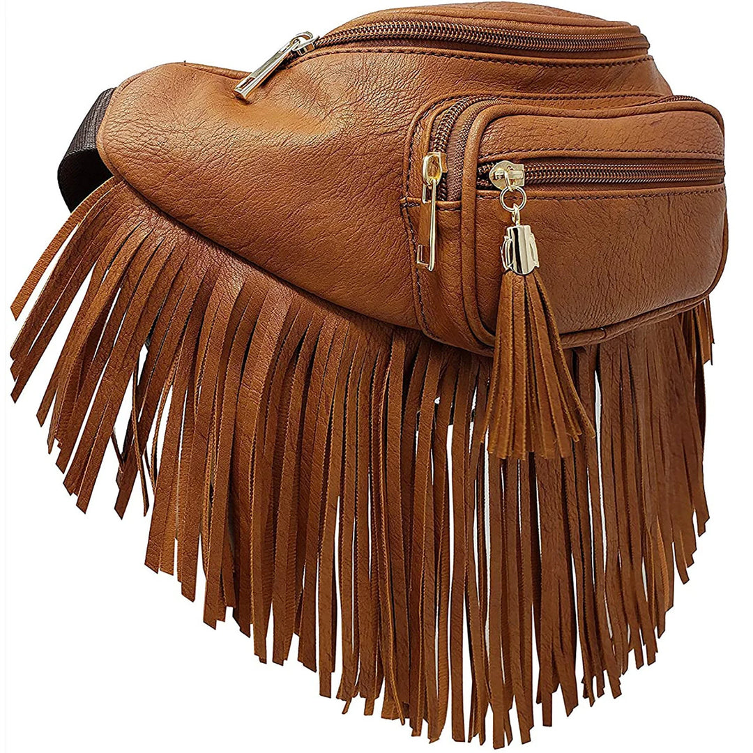 Southwest Fringed Fanny Sling Waist Bag