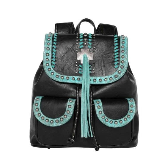 Western Concealed Carry Concho Backpack