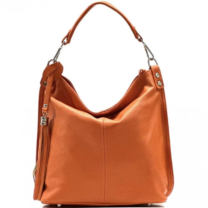 Hobo Italian Leather Shoulder Bag