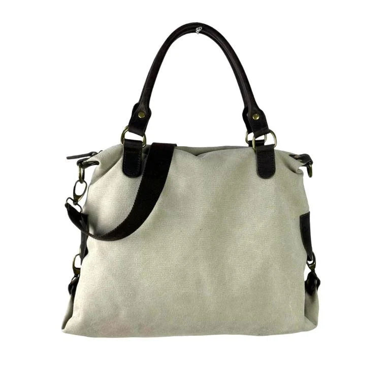 Italian Canvas Handbag Crossbody Strap