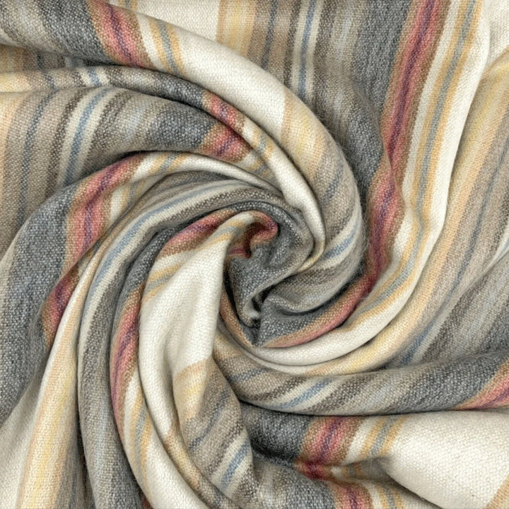 Alpaca Wool Throw Blanket-Earth Tones