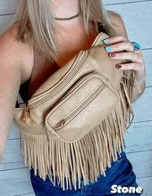 Southwest Fringed Fanny Sling Waist Bag