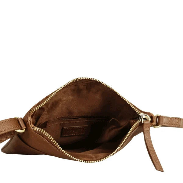 Genuine Leather Pebble Grain Shoulder Bag