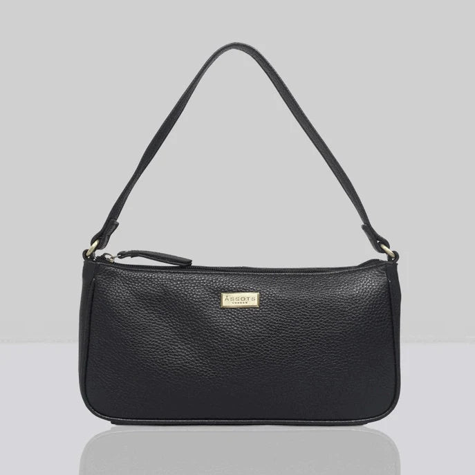 Italian Leather Baguette Shoulder Bag