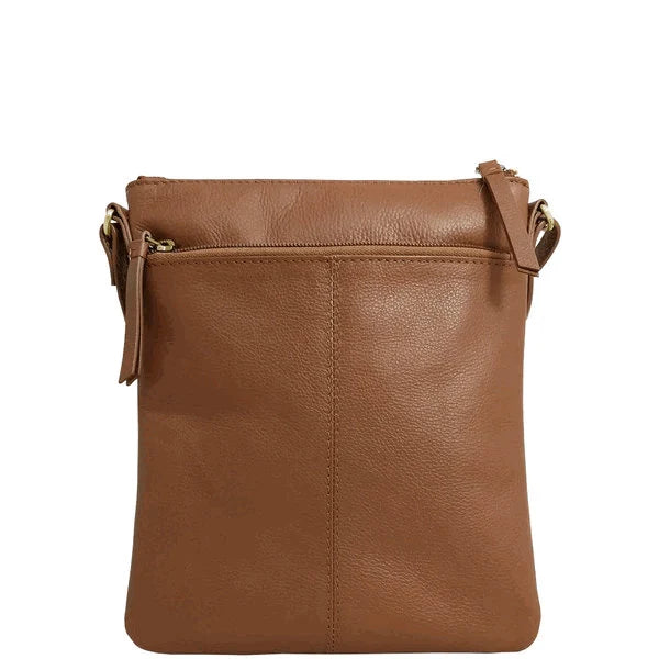 Genuine Leather Pebble Grain Shoulder Bag