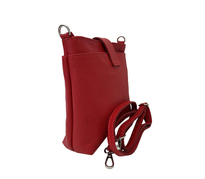 Italian Leather Crossbody Bag-Noruena