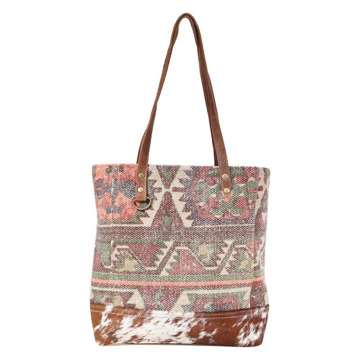 Sprinkle Leather & Canvas Tote