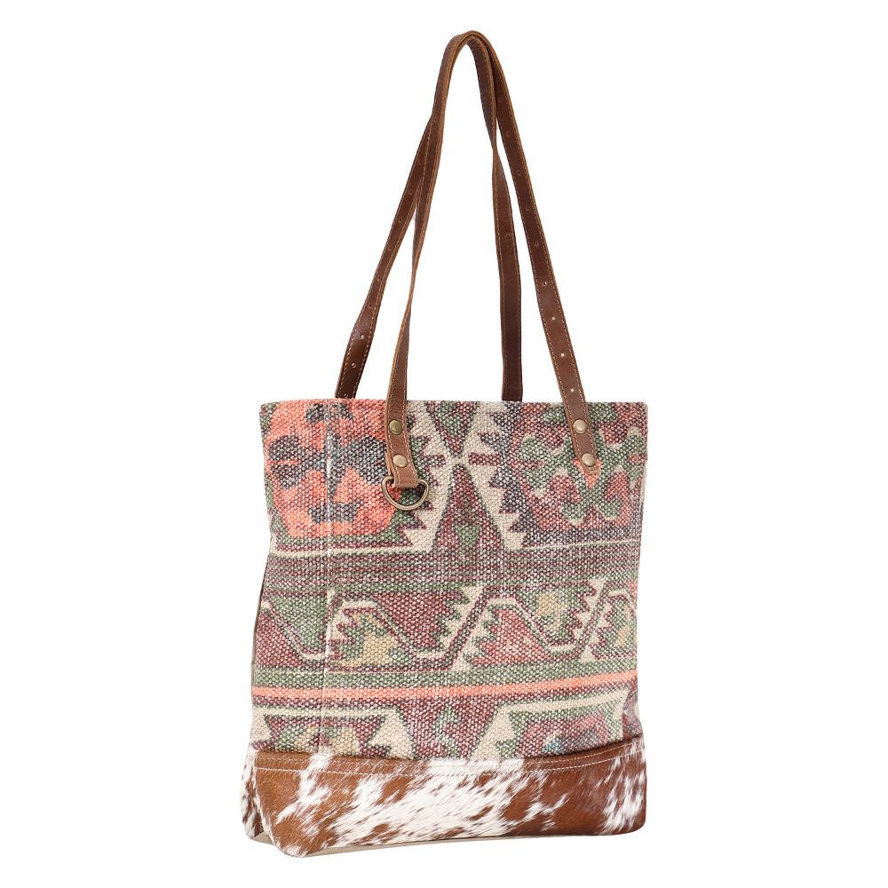 Sprinkle Leather & Canvas Tote