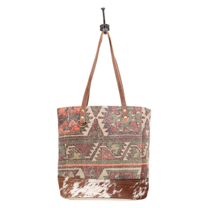 Sprinkle Leather & Canvas Tote