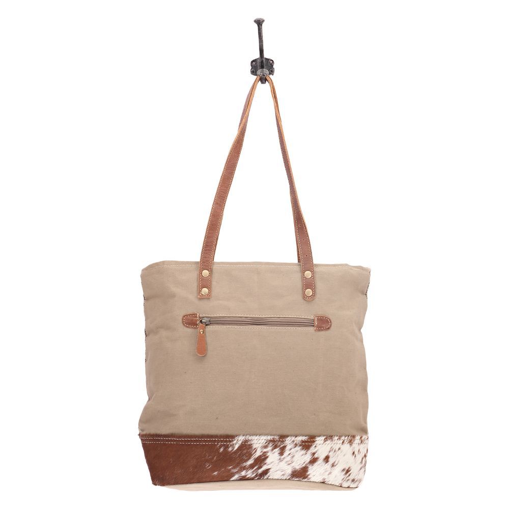 Sprinkle Leather & Canvas Tote