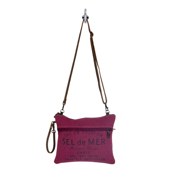 Fuschia Small Crossbody-Wristlet