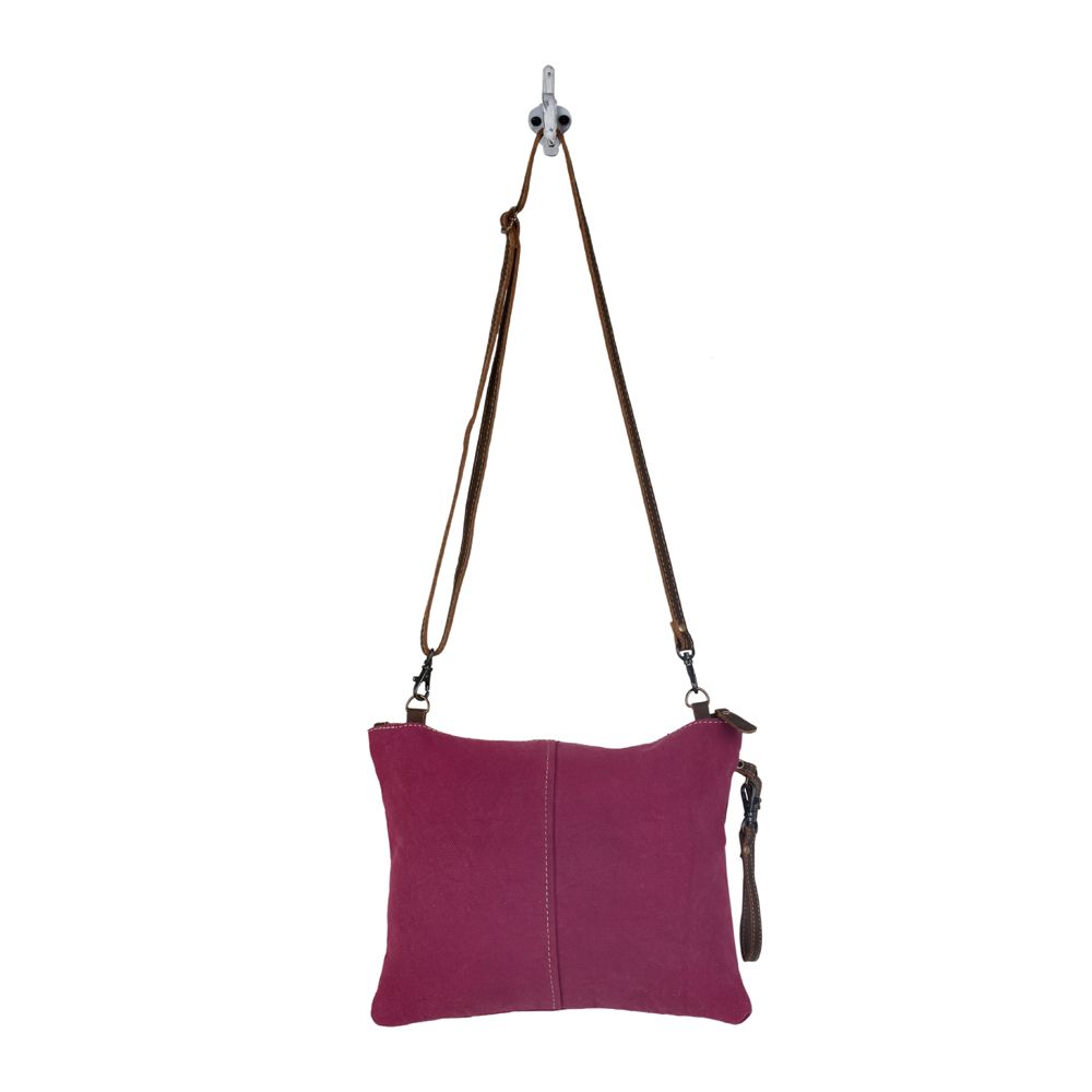 Fuschia Small Crossbody-Wristlet