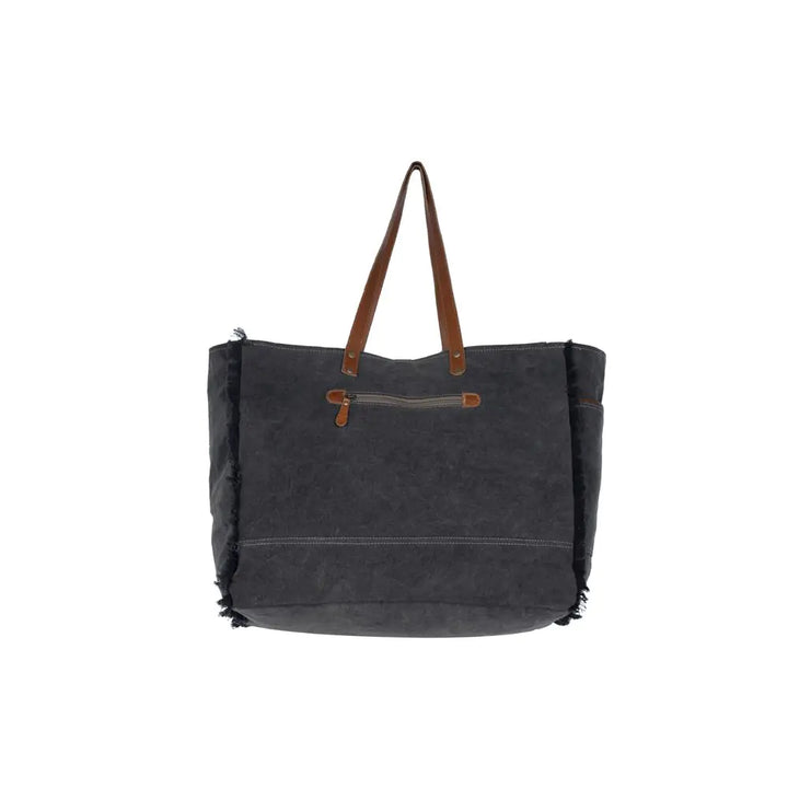 Matty Affair Leather & Canvas Weekender Bag