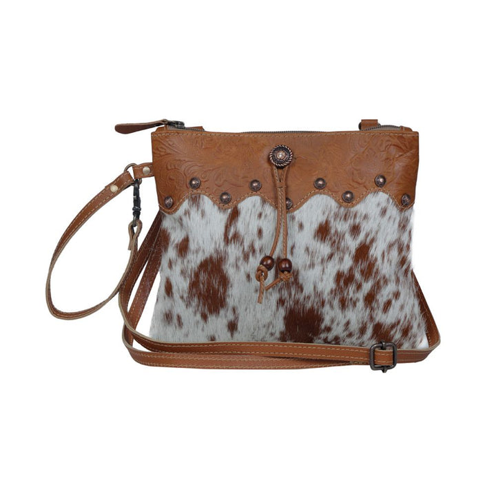 Myra Leather Crossbody Wristlet