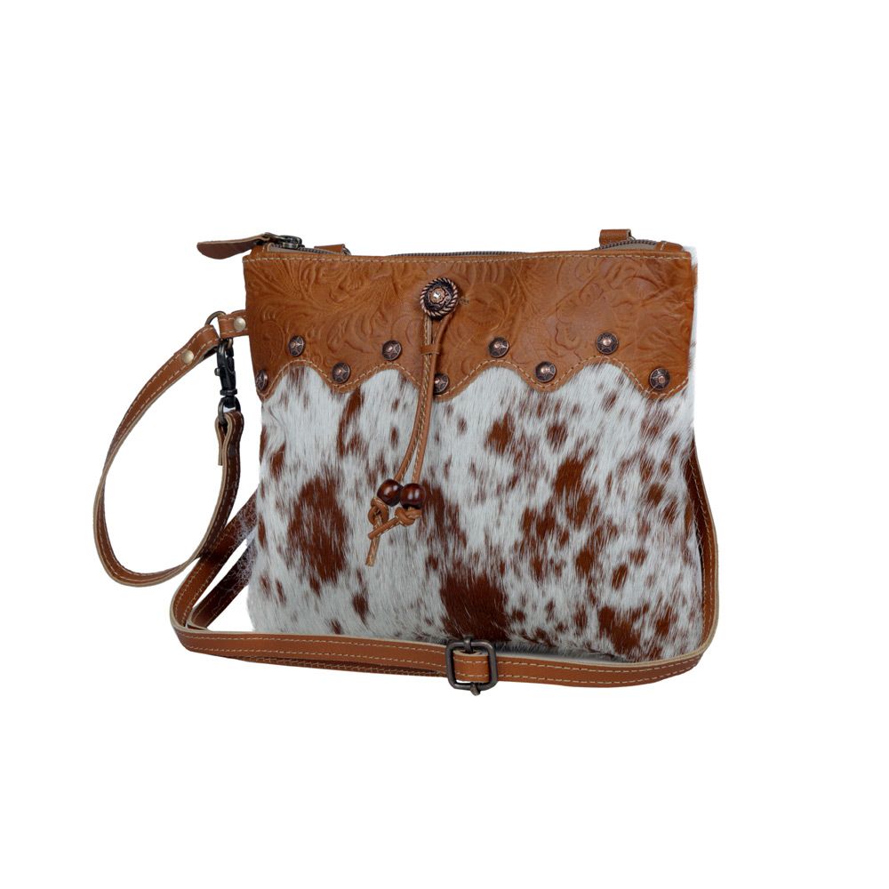 Myra Leather Crossbody Wristlet