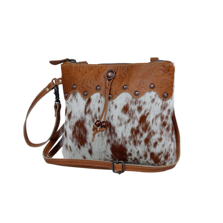 Myra Leather Crossbody Wristlet