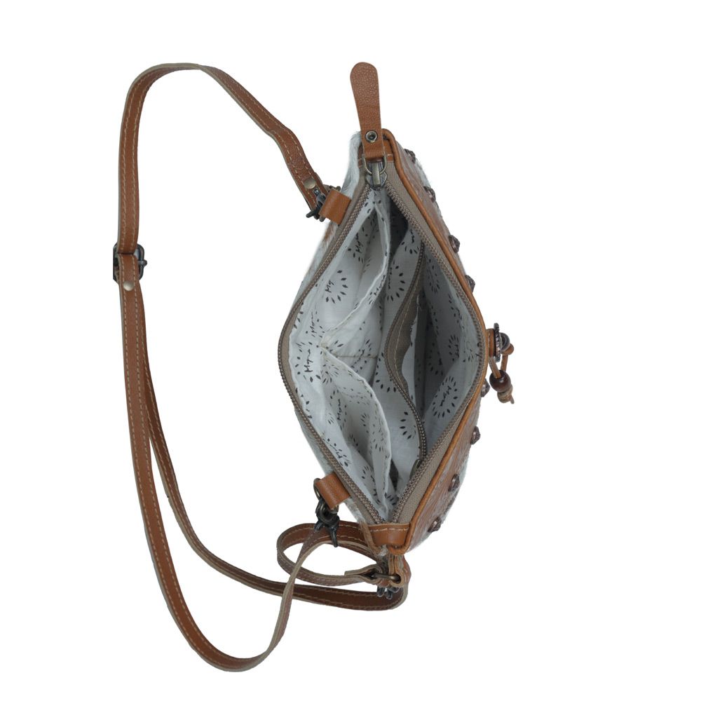 Myra Leather Crossbody Wristlet